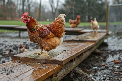 Comment garder vos poules au sec durant un automne pluvieux ? Astuces et conseils pour un poulailler optimal