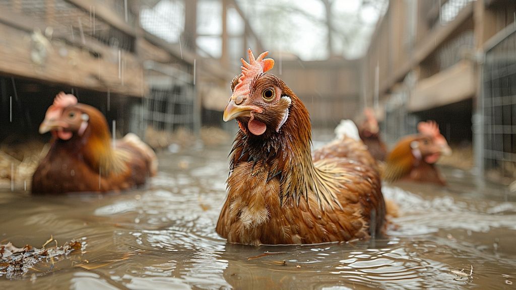 Erreuers à éviter pour un poulailler sous la pluie